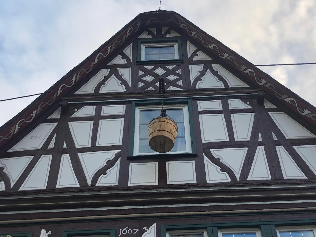 Schoene Ferienwohnung Gewoelbekeller Fachwerkhaus Bacharach Kültér fotó